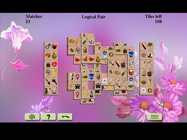 Mahjong Flores jogo online grátis